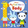 Coperta cărții „My First Words Body” – carte cu primele cuvinte Usborne pentru copii 1+ ani