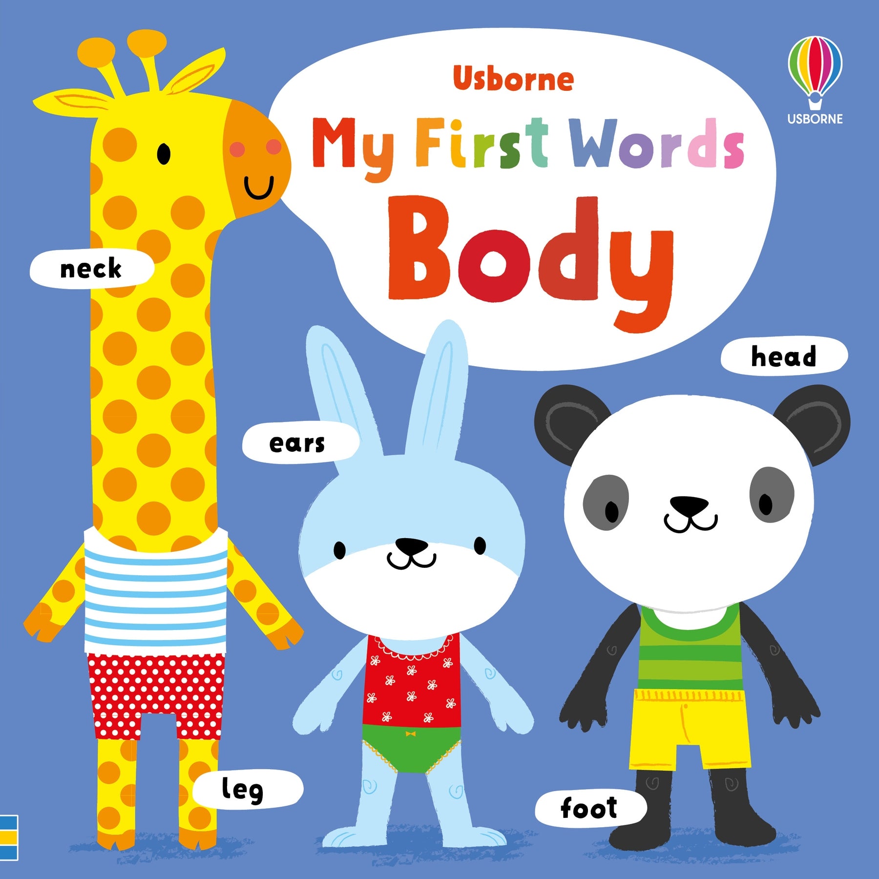 Coperta cărții „My First Words Body” – carte cu primele cuvinte Usborne pentru copii 1+ ani