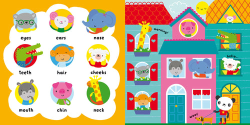 Detaliu din cartea „My First Words Body”, Usborne – imaginea 2