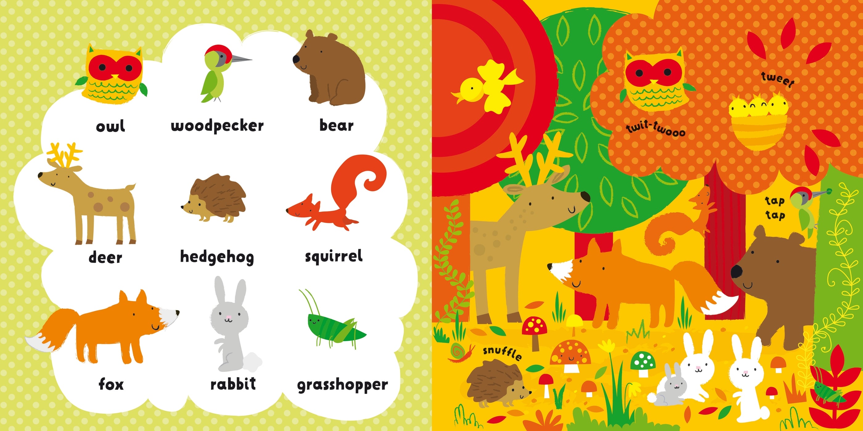 Detaliu din cartea „My First Words Animals”, Usborne – imaginea 2