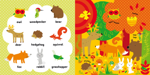 Detaliu din cartea „My First Words Animals”, Usborne – imaginea 2