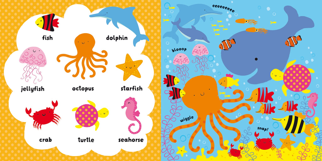 Detaliu din cartea „My First Words Animals”, Usborne – imaginea 4