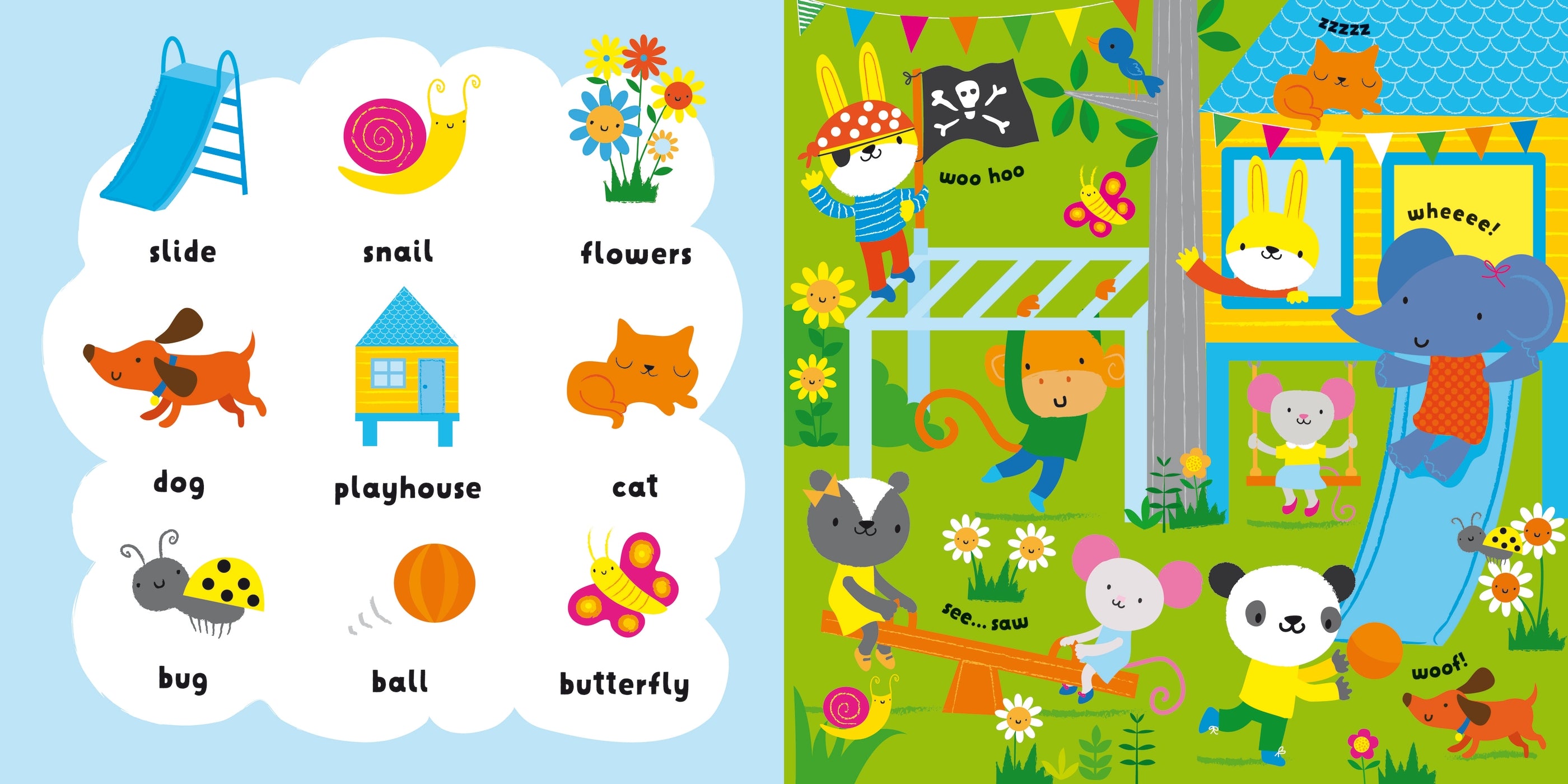 Detaliu din cartea „My First Words Garden”, Usborne – imaginea 4