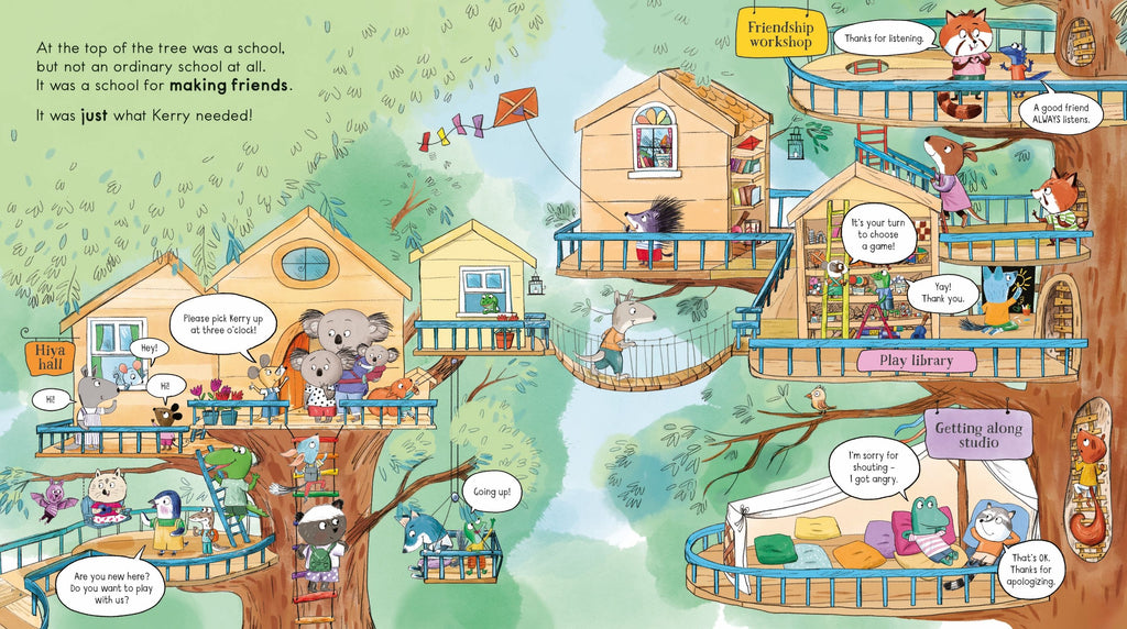 Miss Molly's School of Making Friends – Carte ilustrată pentru copii 3+ ani, Usborne