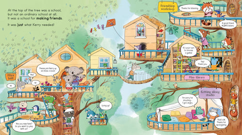 Miss Molly's School of Making Friends – Carte ilustrată pentru copii 3+ ani, Usborne