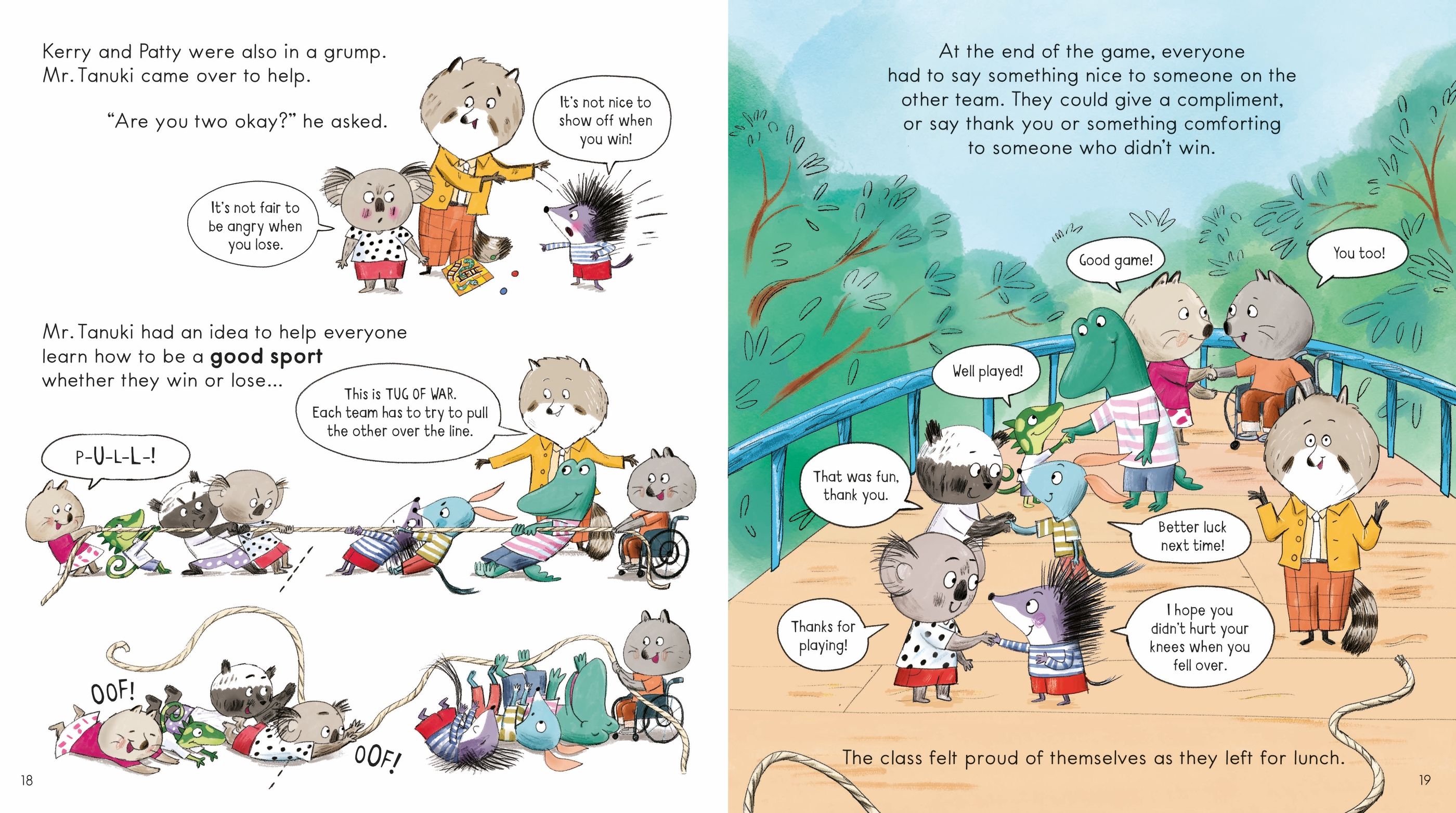 Miss Molly's School of Making Friends – Carte ilustrată pentru copii 3+ ani, Usborne