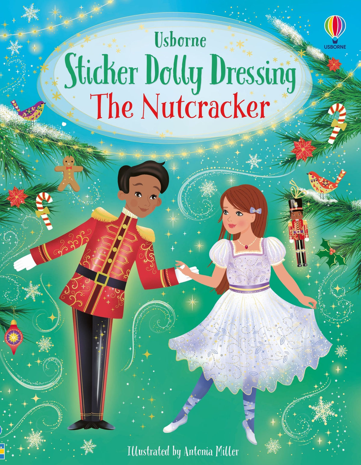Sticker Dolly Dressing The Nutcracker – Carte cu stickere pentru copii 5+ ani, Usborne