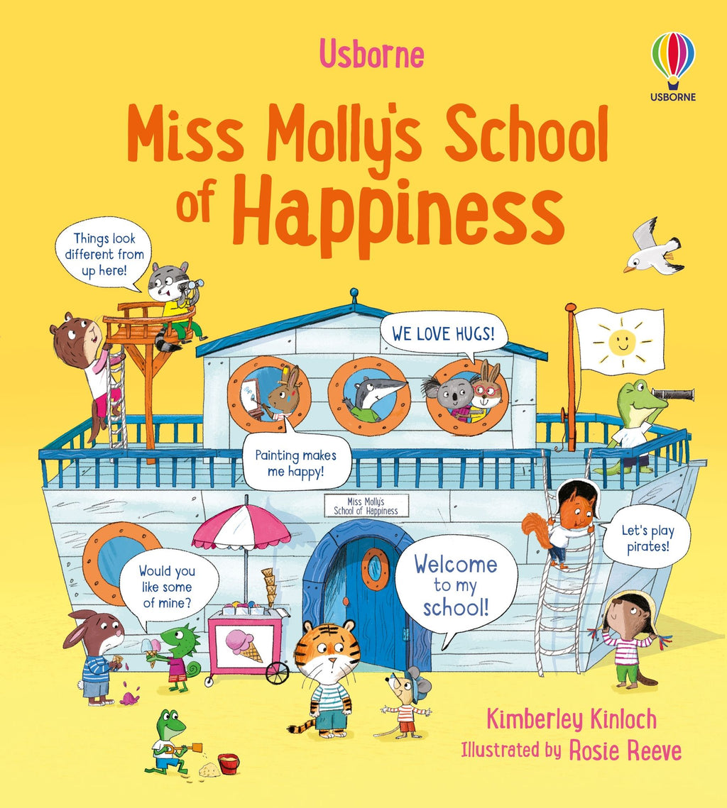 Miss Molly's School of Happiness – Carte ilustrată în limba engleză pentru copii 3+ ani, Usborne