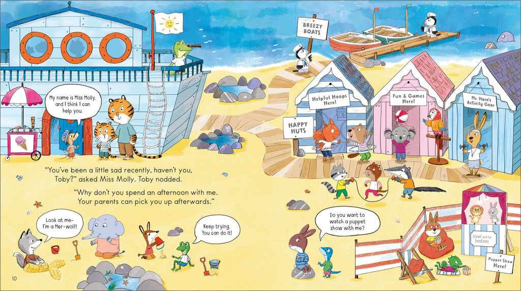 Miss Molly's School of Happiness – Carte ilustrată în limba engleză pentru copii 3+ ani, Usborne