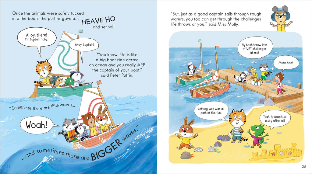 Miss Molly's School of Happiness – Carte ilustrată în limba engleză pentru copii 3+ ani, Usborne
