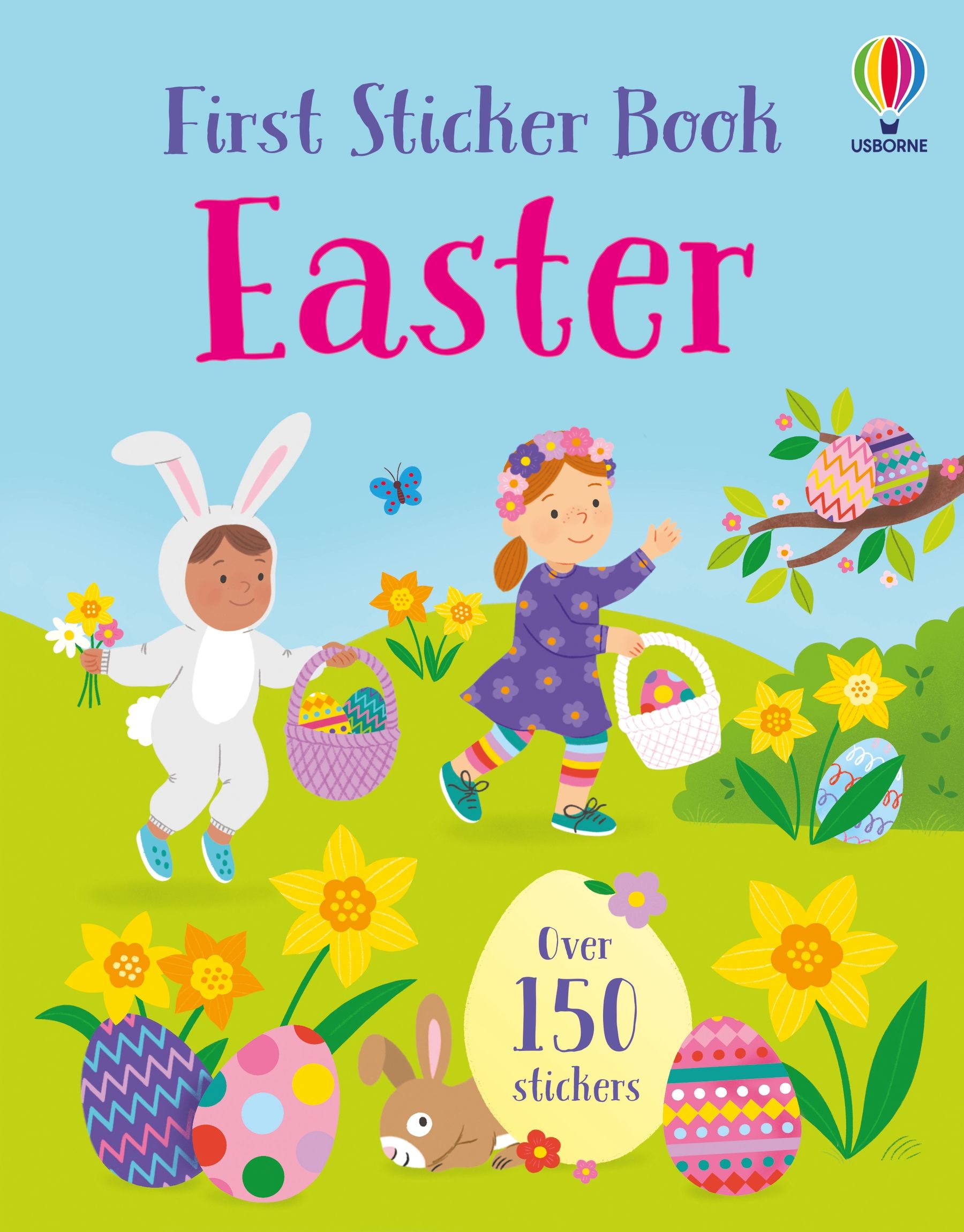 First Sticker Book Easter – Carte cu stickere pentru copii 3+ ani, Usborne
