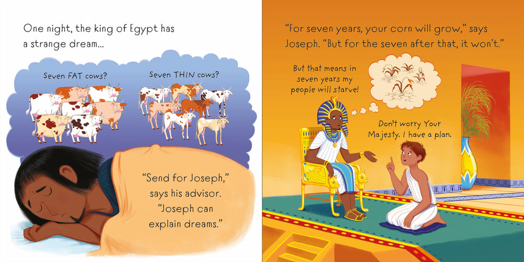 Detaliu din cartea „Joseph and his Wonderful Coat”, Usborne – imaginea 4