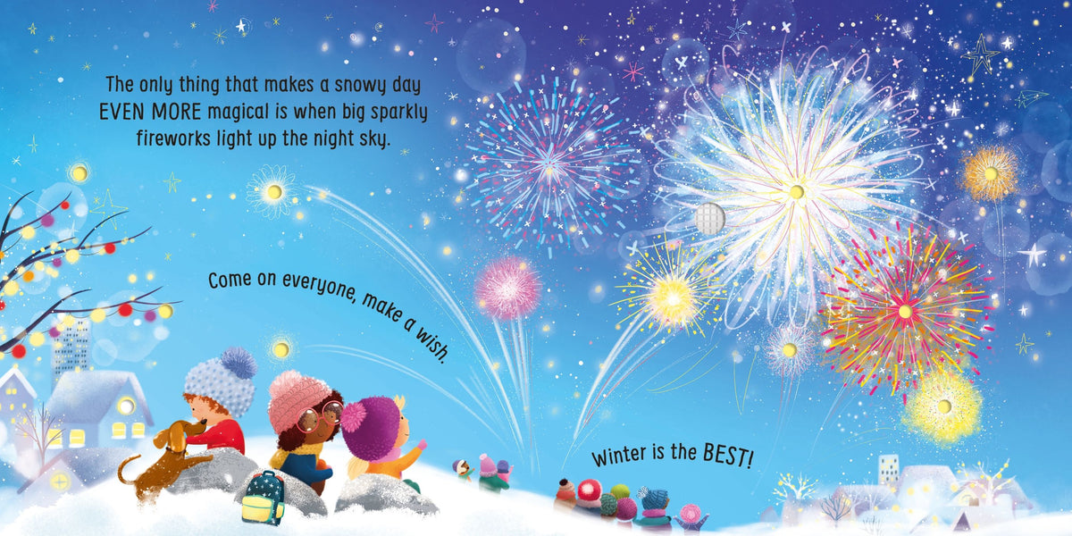Lights and Sounds Winter Wonderland – Carte cu lumini și sunete pentru copii 6+ luni, Usborne