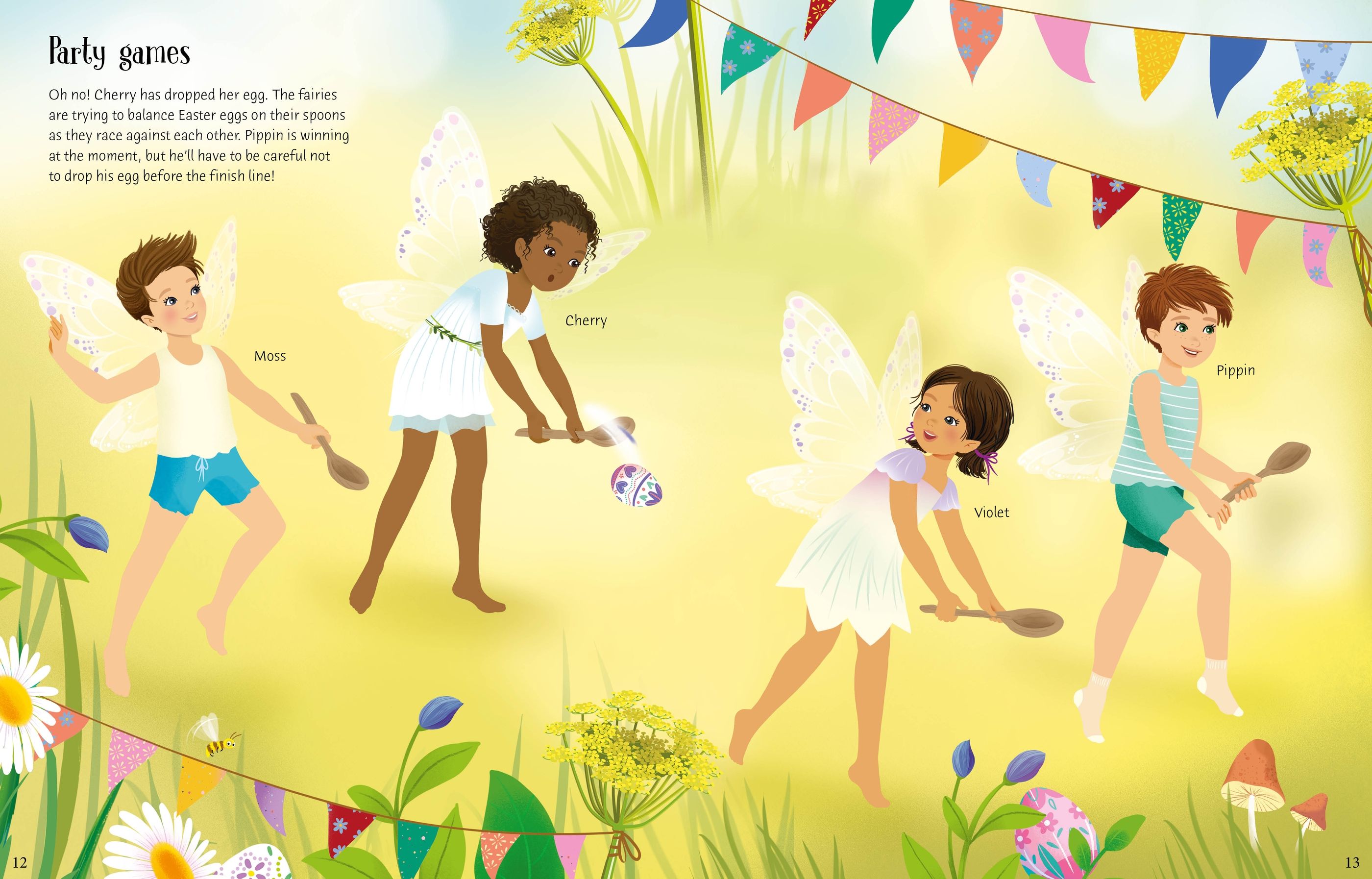 Sticker Dolly Dressing Easter Party – Carte cu stickere pentru copii 5+ ani, Usborne