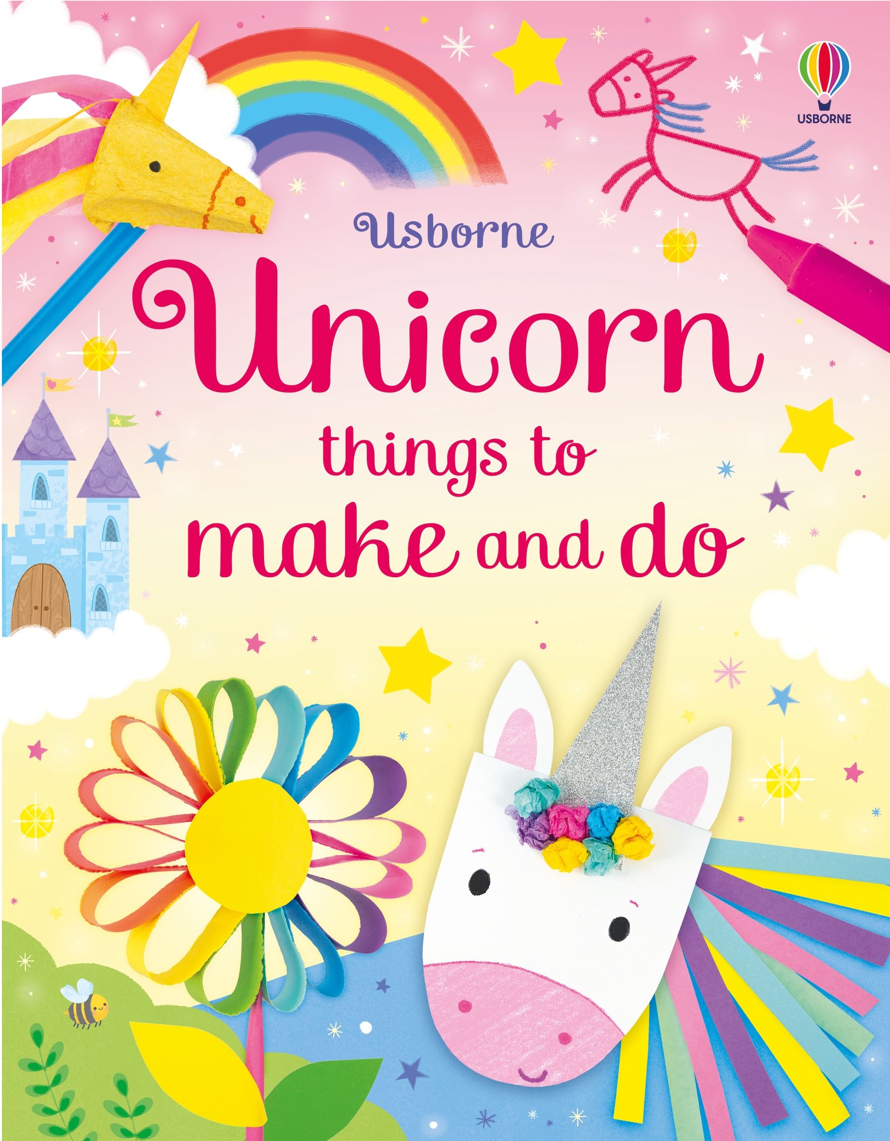 Unicorn things to make and do – Carte de activități pentru copii 3+ ani, Usborne