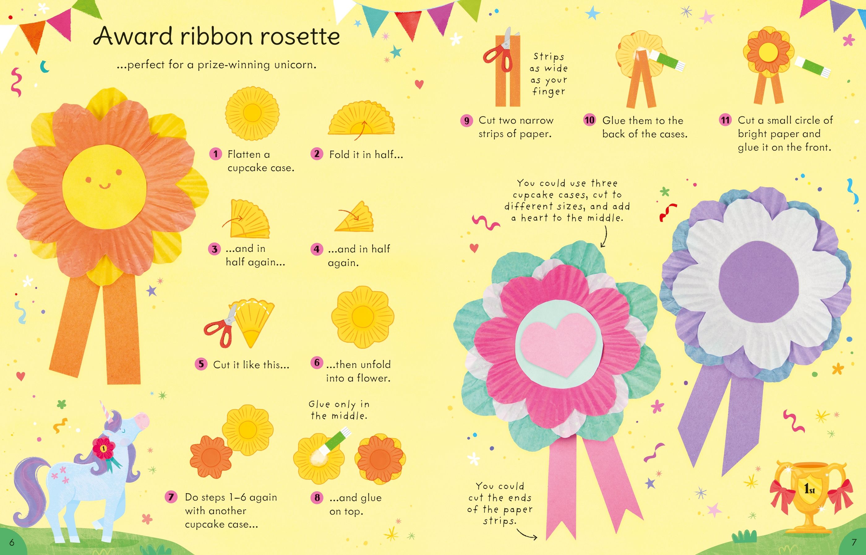 Unicorn things to make and do – Carte de activități pentru copii 3+ ani, Usborne