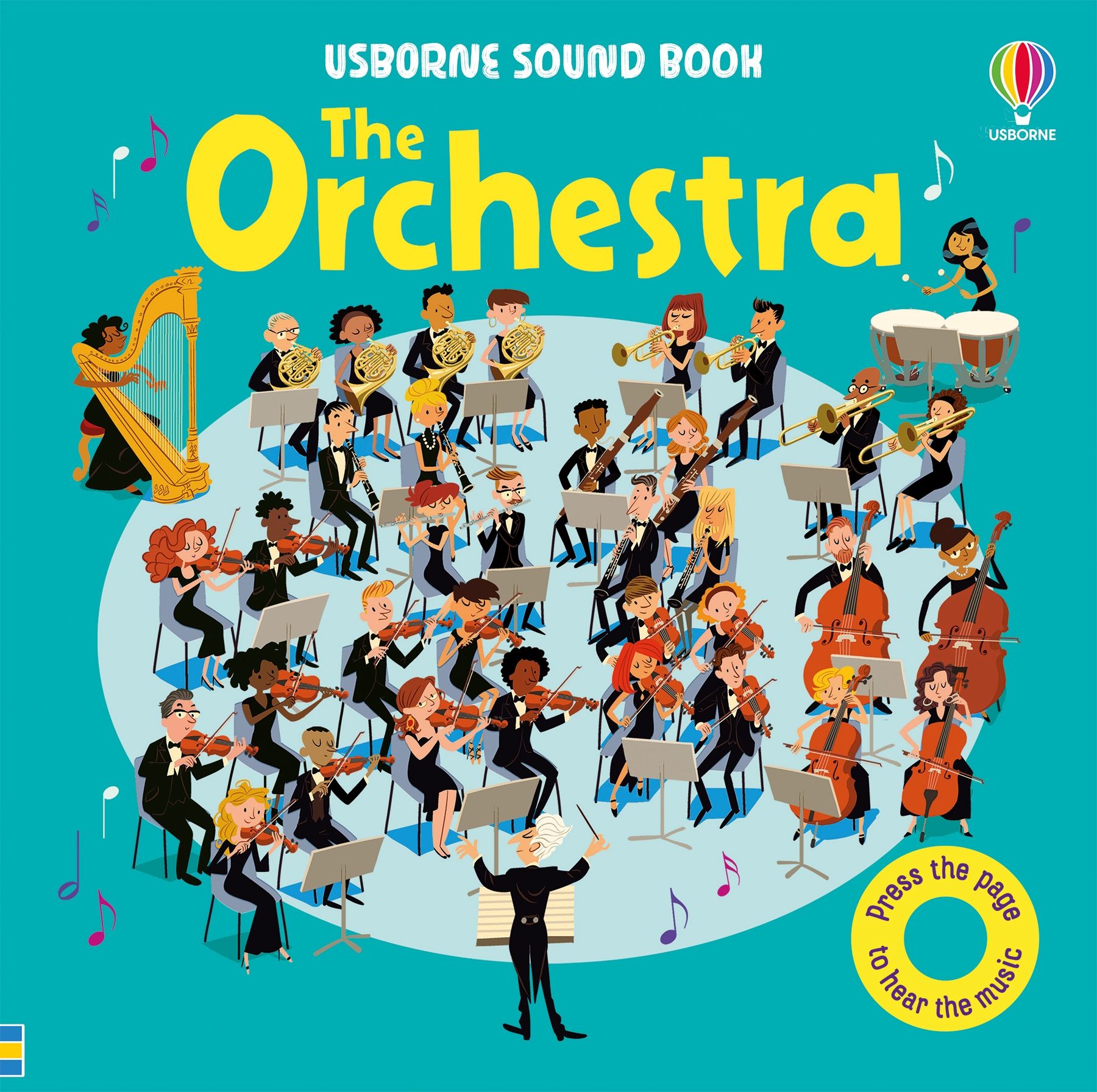 The Orchestra – Carte muzicală pentru copii 3+ ani, Usborne