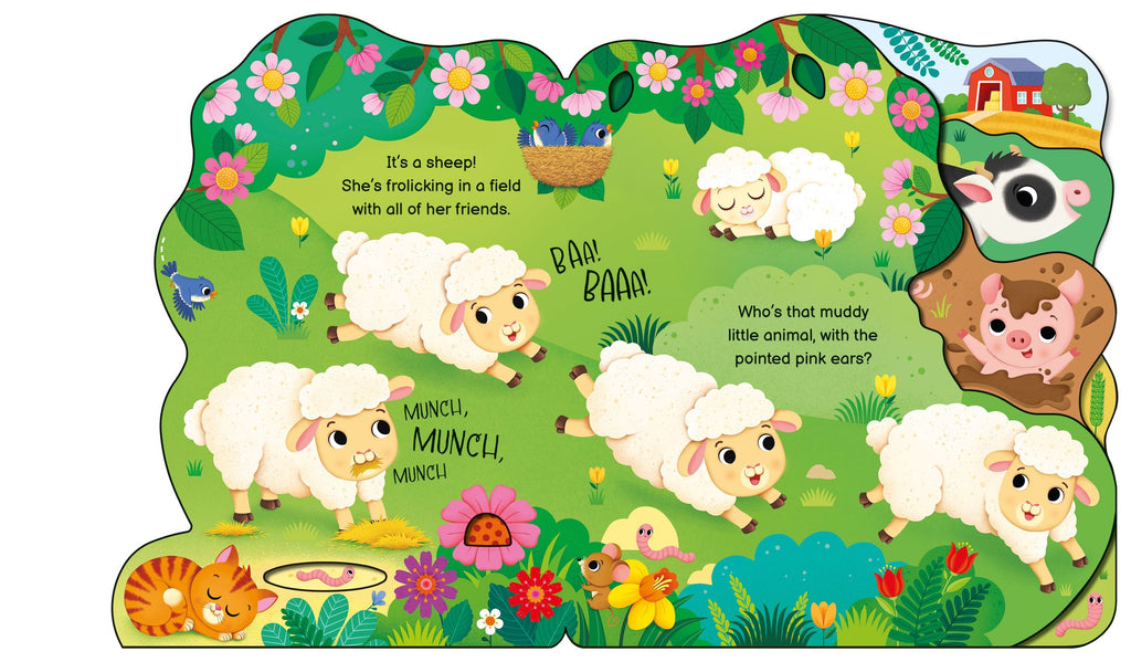 Who's on the Farm Today? – Carte interactivă pentru copii 12+ luni, Usborne