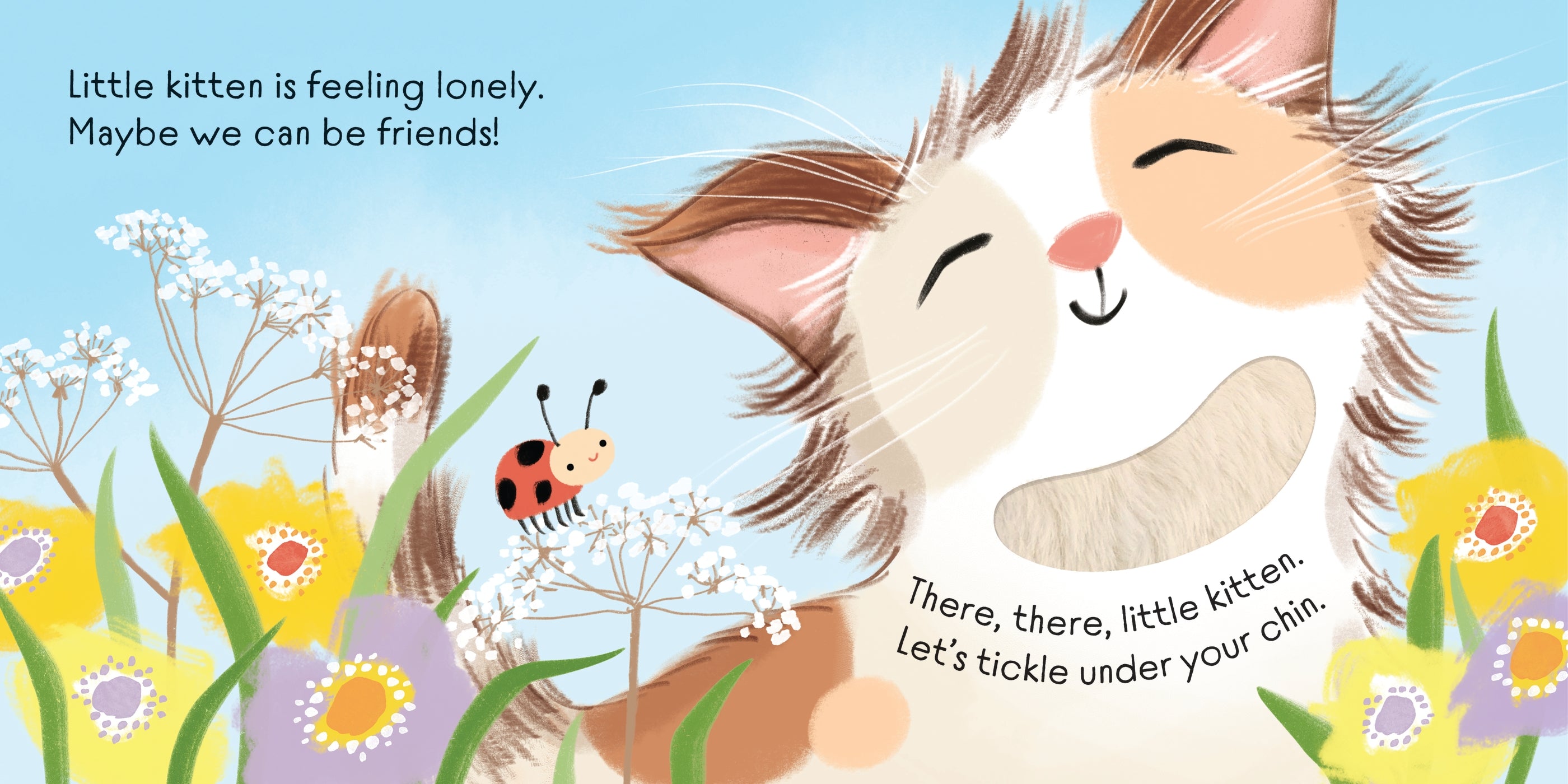 Detaliu din cartea „There There Little Kitten”, Usborne – imaginea 2