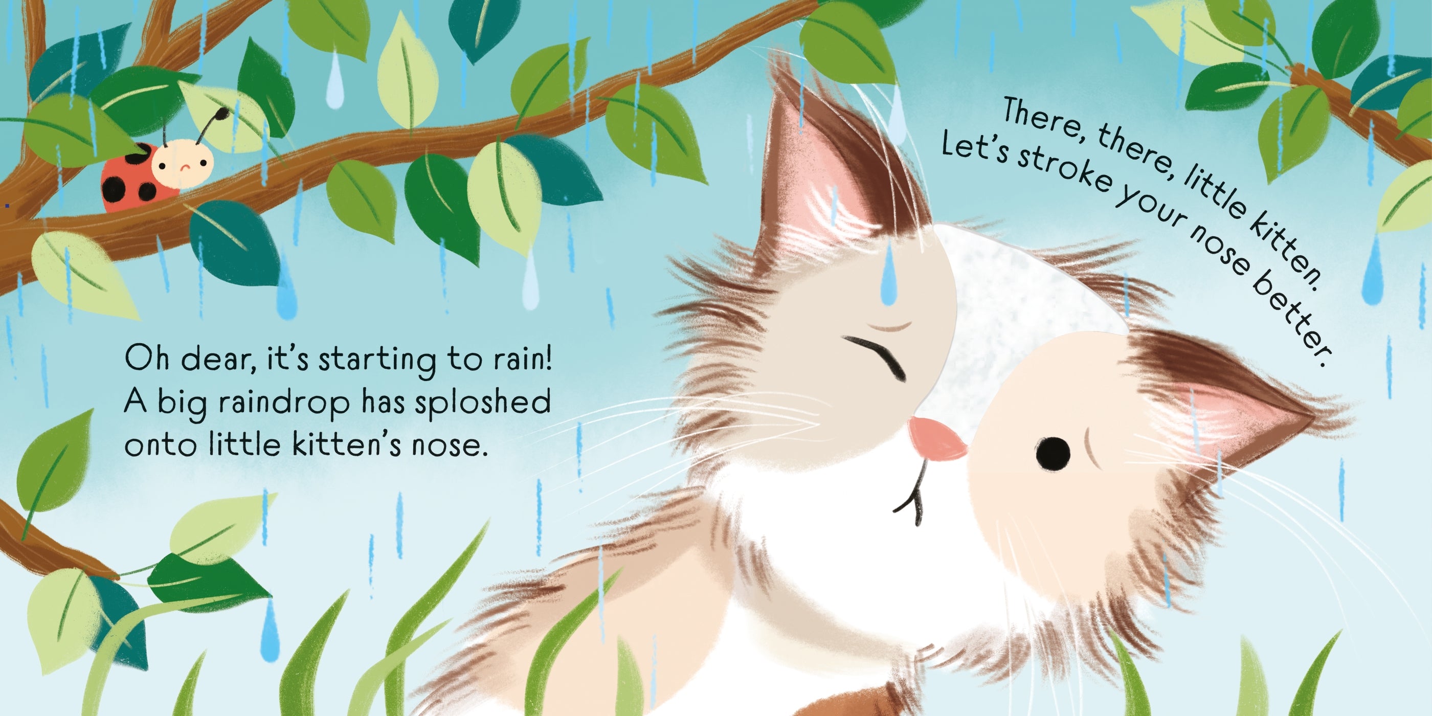 Detaliu din cartea „There There Little Kitten”, Usborne – imaginea 3