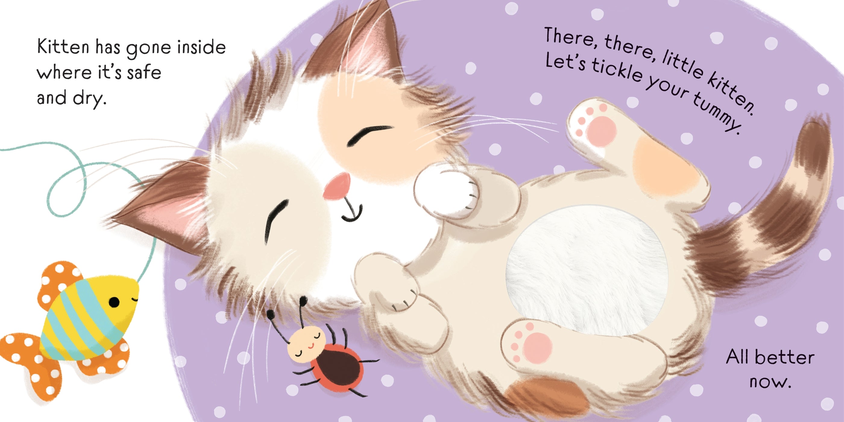 Detaliu din cartea „There There Little Kitten”, Usborne – imaginea 4