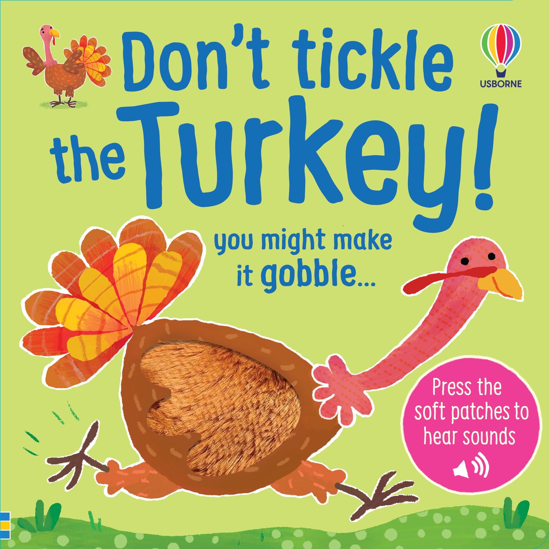 Don't Tickle the Turkey! – Carte cu sunete pentru copii 6+ luni, Usborne