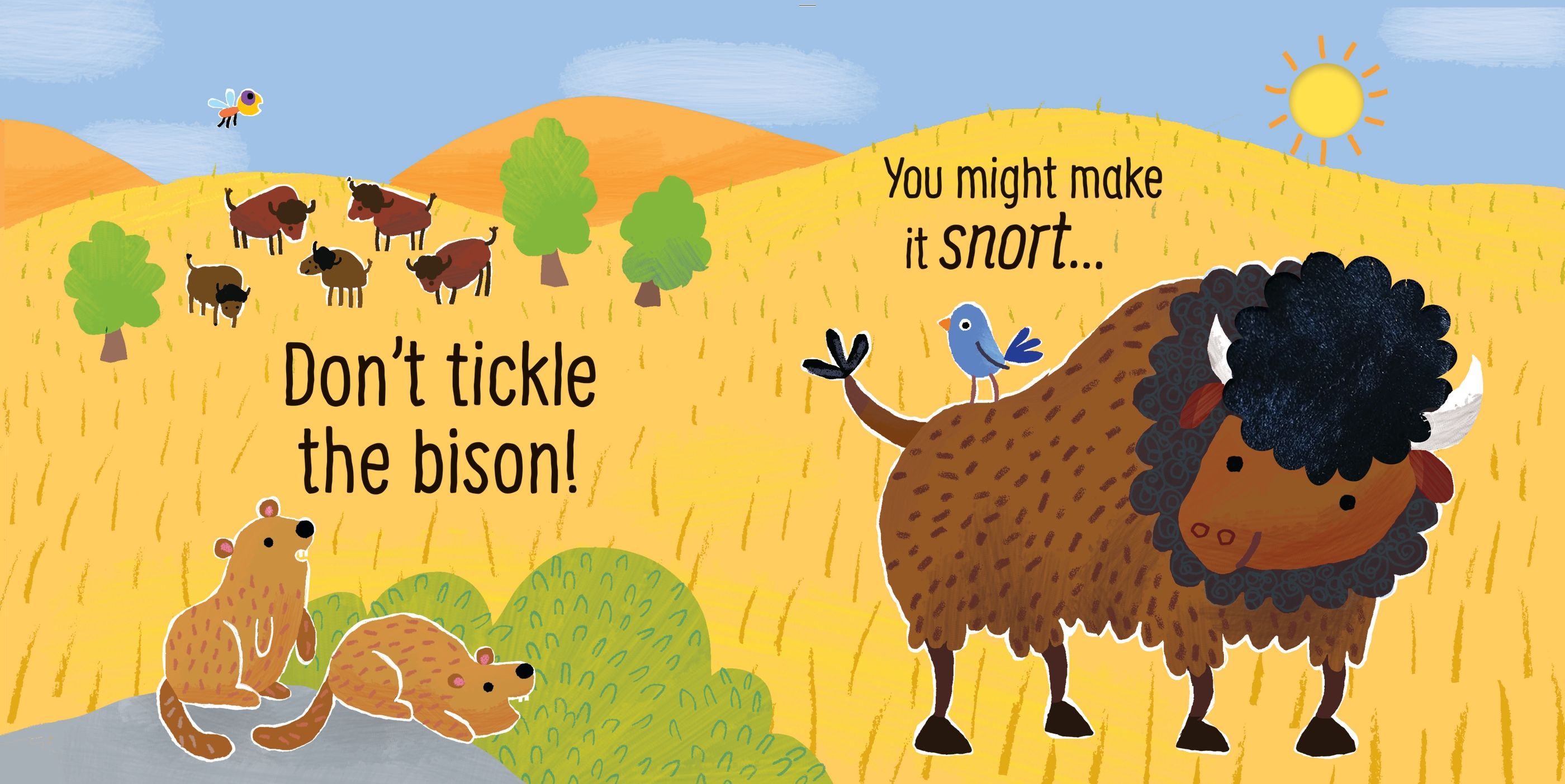Don't Tickle the Turkey! – Carte cu sunete pentru copii 6+ luni, Usborne
