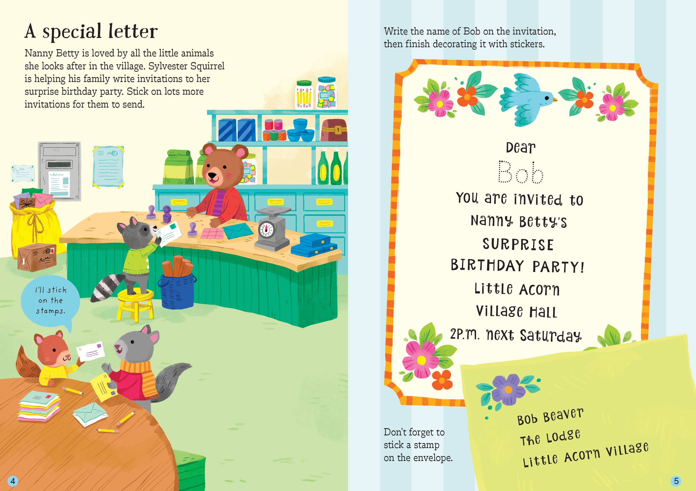 Detaliu din cartea „Little First Stickers Love and Friendship”, Usborne – imaginea 2