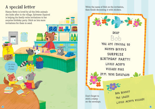 Detaliu din cartea „Little First Stickers Love and Friendship”, Usborne – imaginea 2