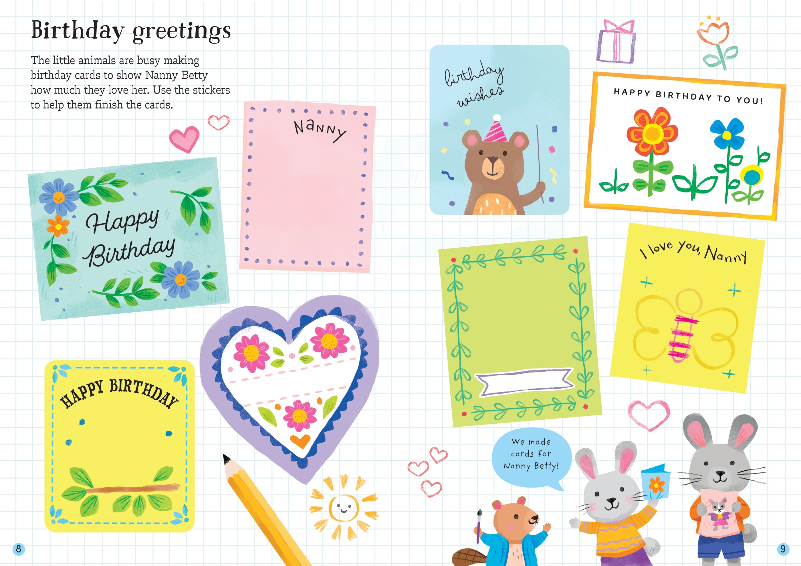 Detaliu din cartea „Little First Stickers Love and Friendship”, Usborne – imaginea 4