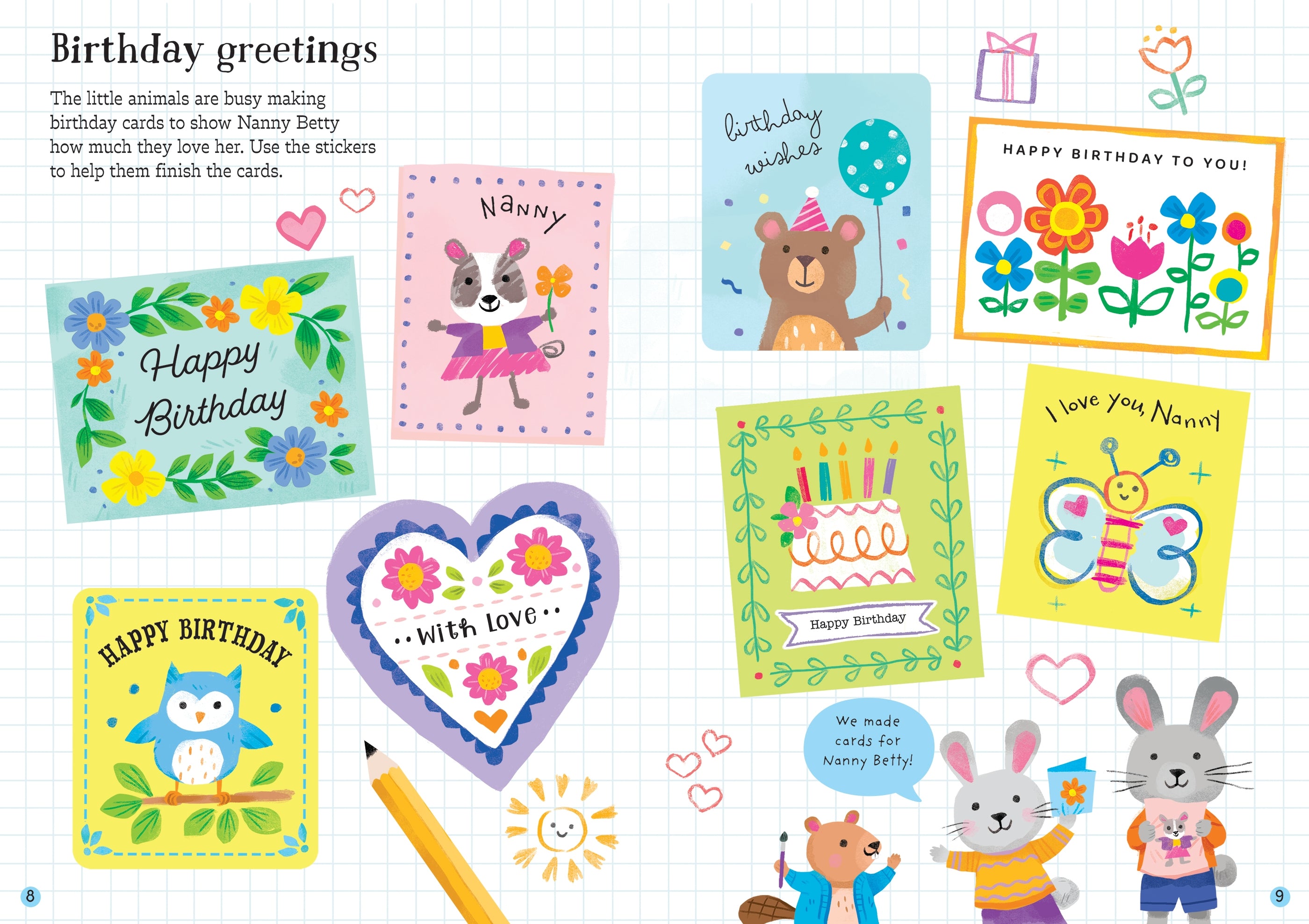 Detaliu din cartea „Little First Stickers Love and Friendship”, Usborne – imaginea 5