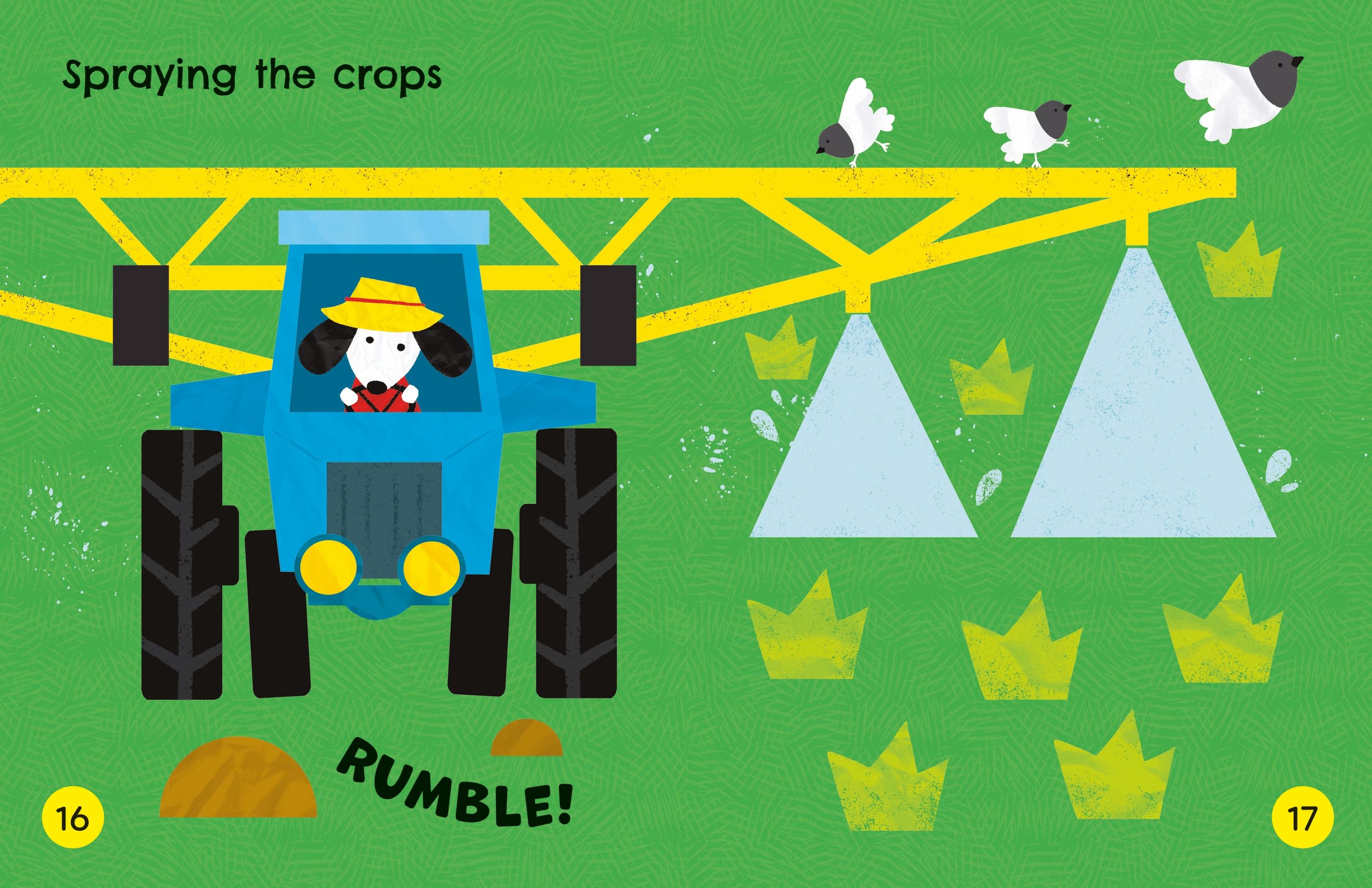 Cut and Stick Farm – Carte de decupat și lipit pentru copii 3+ ani, Usborne