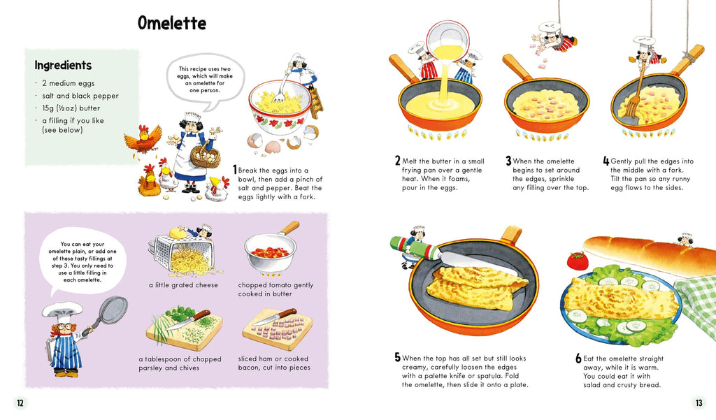 First Cookbook – Carte de bucate pentru copii 7+ ani, Usborne
