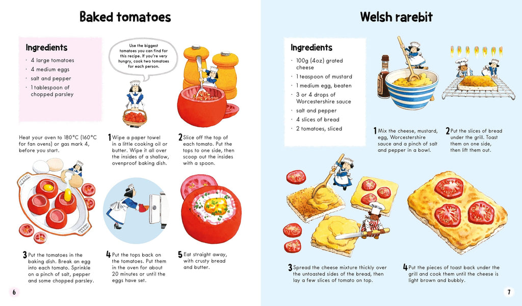 First Cookbook – Carte de bucate pentru copii 7+ ani, Usborne