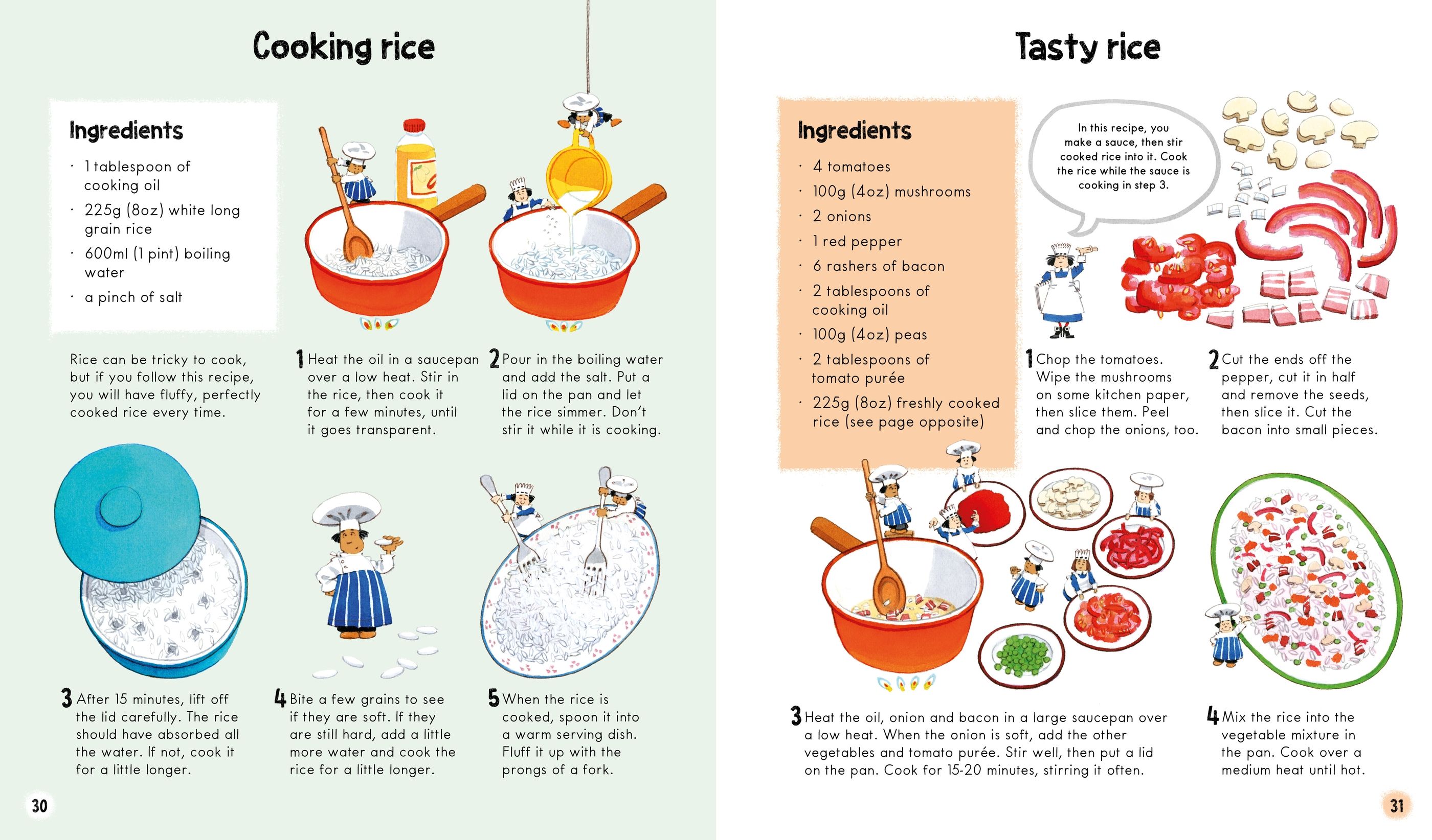 First Cookbook – Carte de bucate pentru copii 7+ ani, Usborne