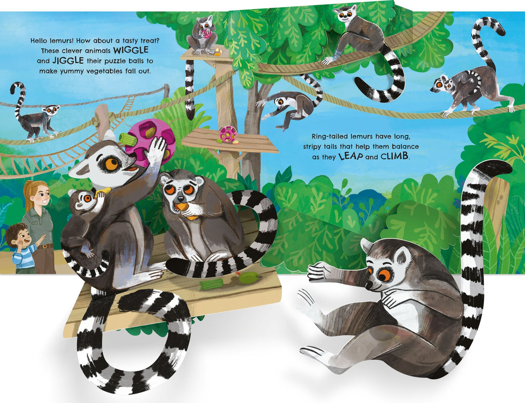 Pop-up Zoo – Carte pop-up despre animale pentru copii 3+ ani, Usborne