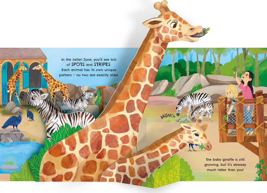 Pop-up Zoo – Carte pop-up despre animale pentru copii 3+ ani, Usborne