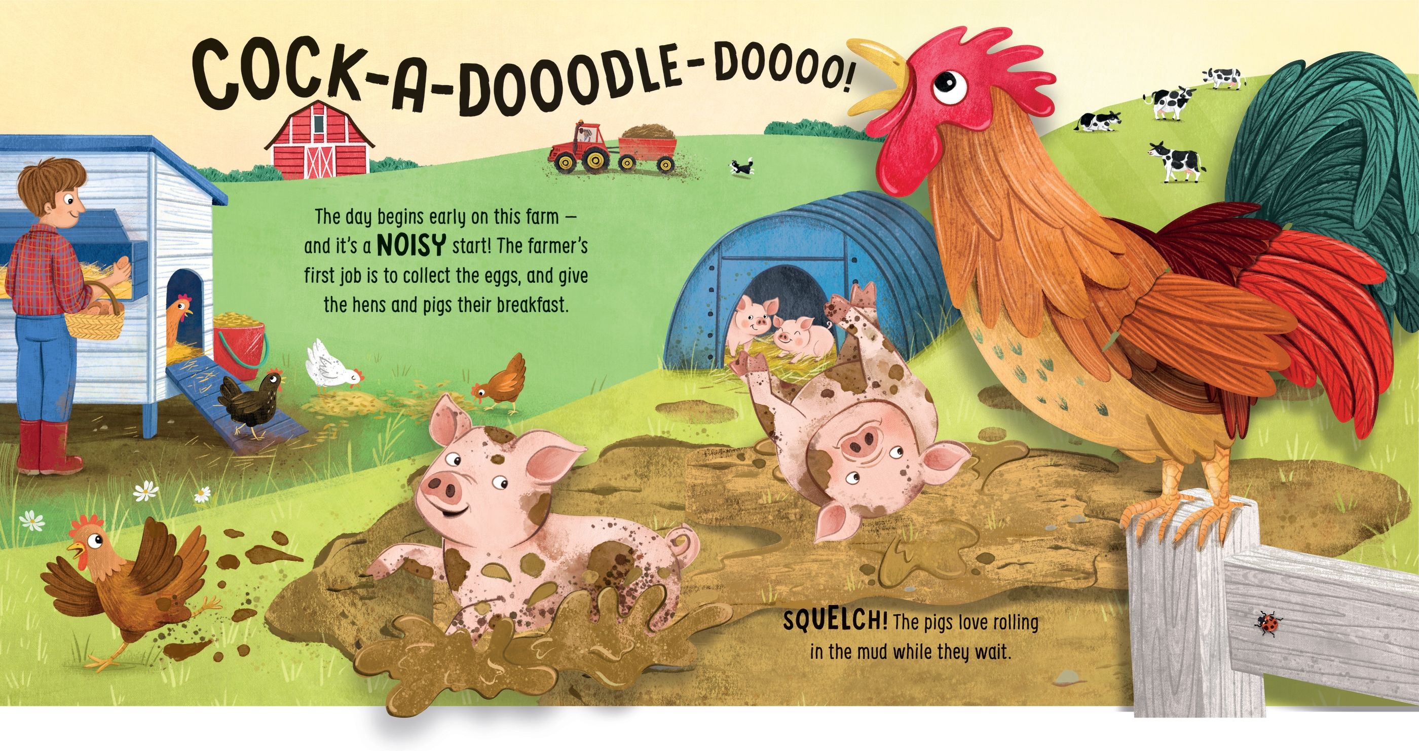 Pop-up Farm – Carte pop-up pentru copii 3+ ani, Usborne
