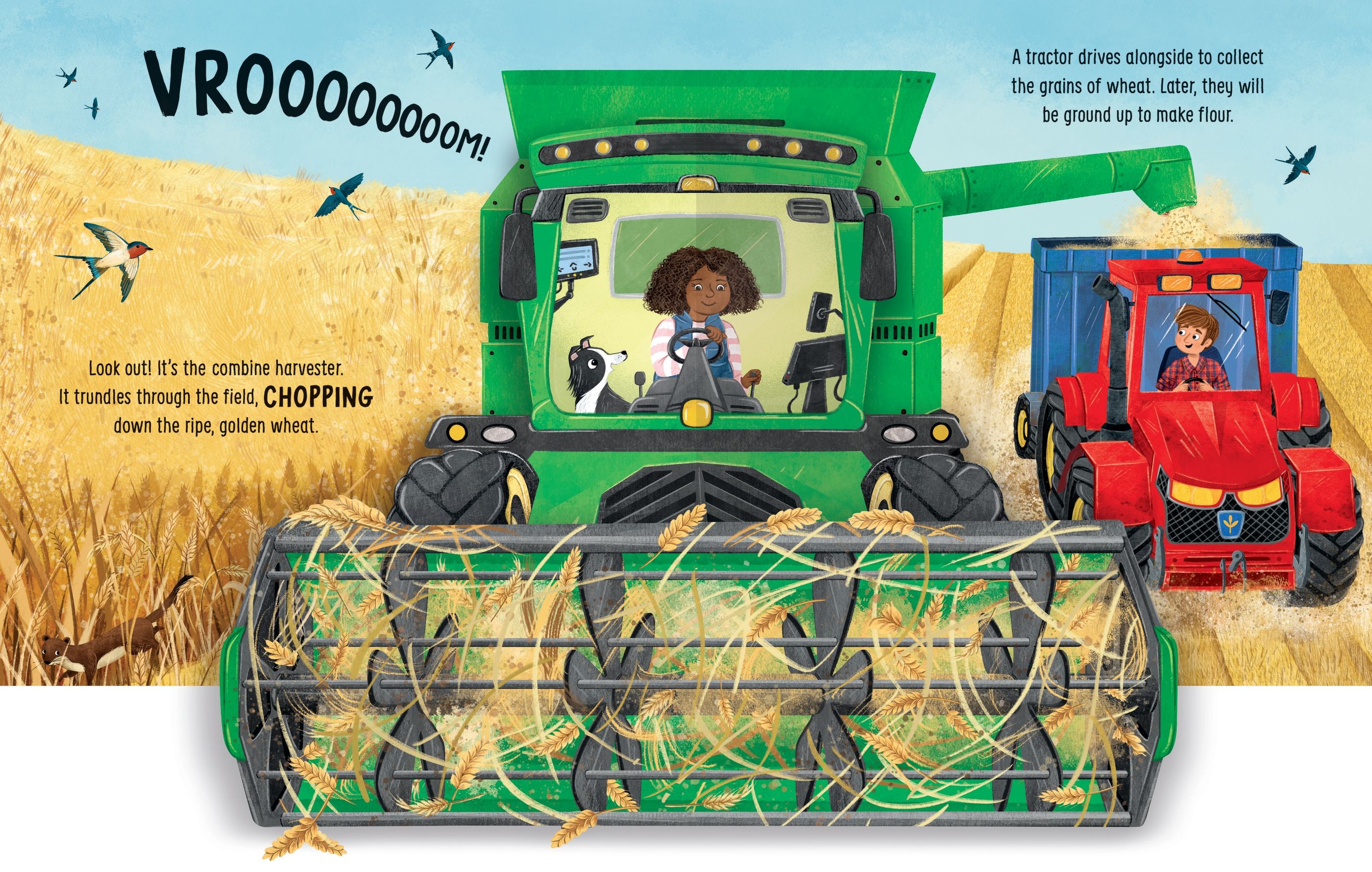 Pop-up Farm – Carte pop-up pentru copii 3+ ani, Usborne