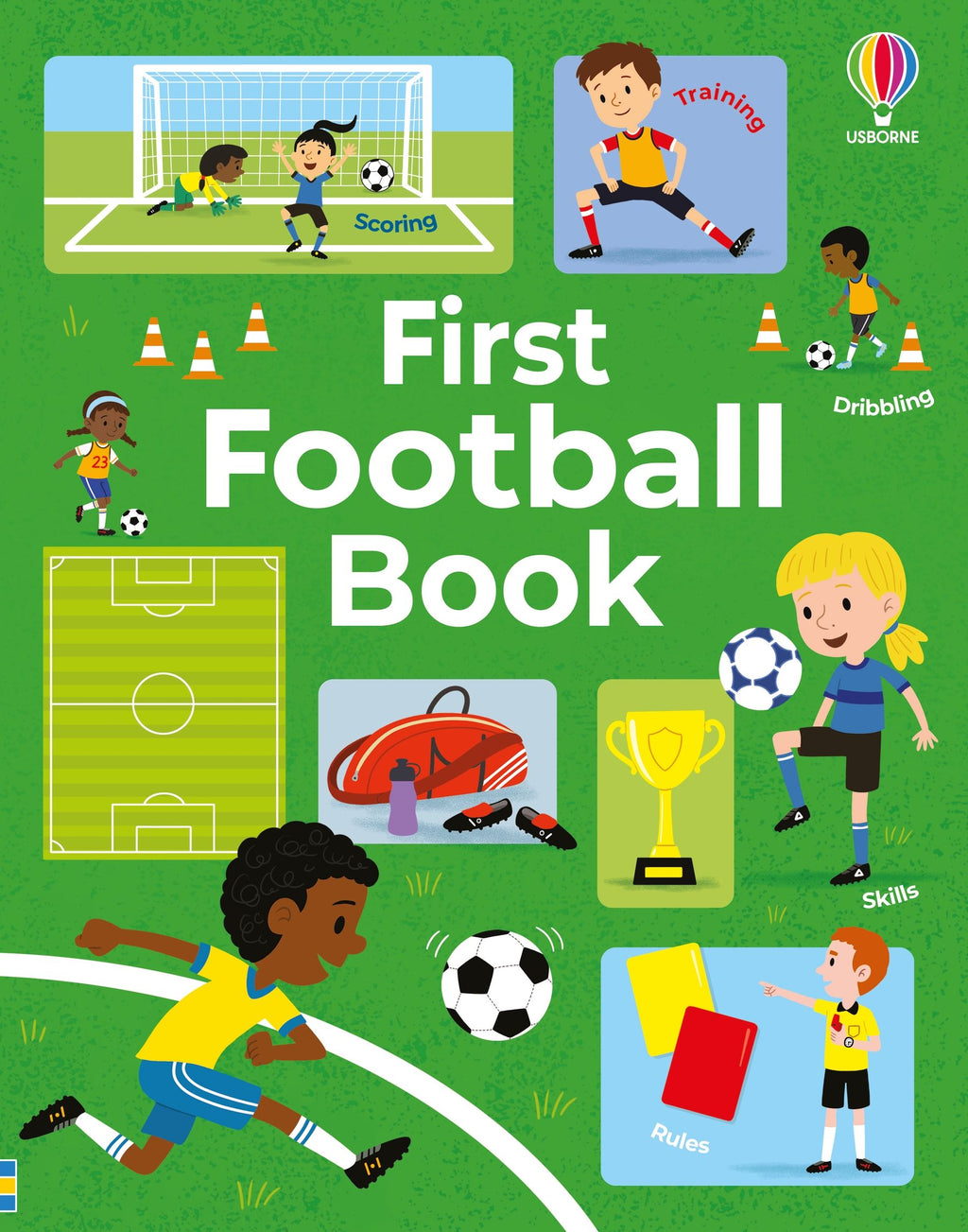 First Football Book – Carte ilustrată în limba engleză pentru copii 5+ ani, Usborne