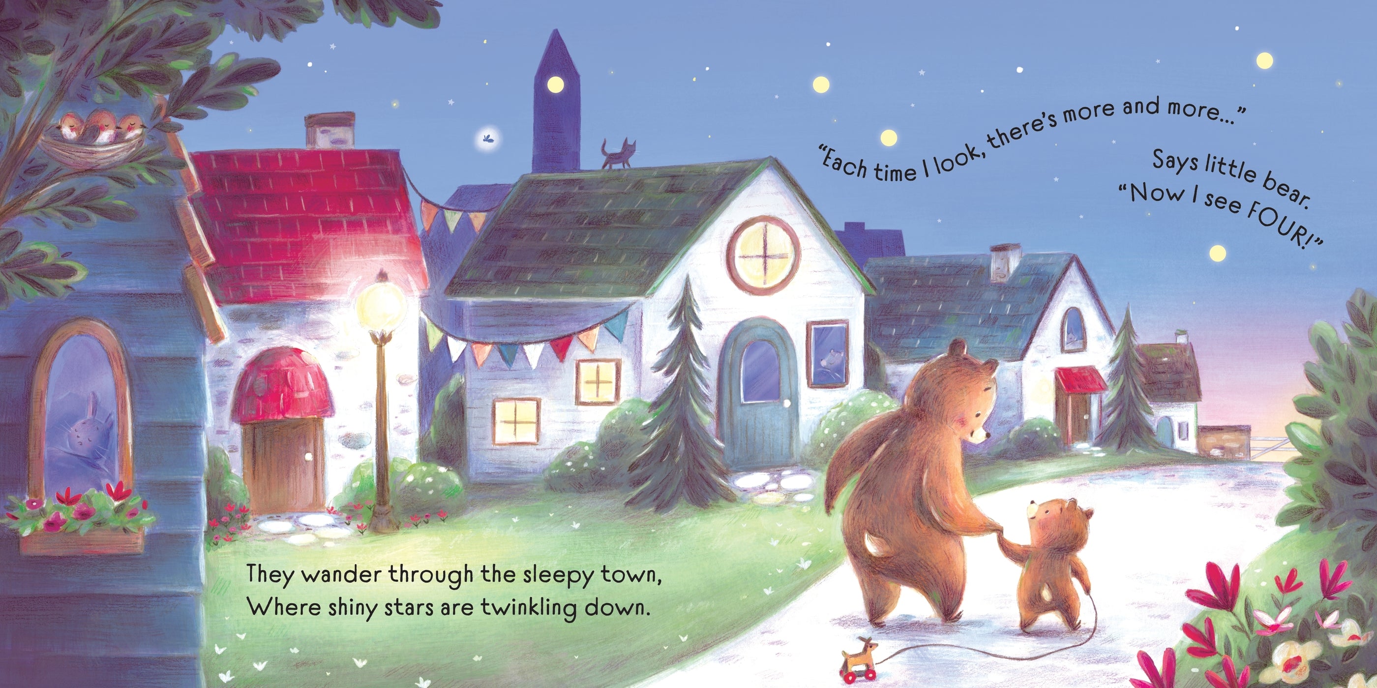 Detaliu din cartea „Goodnight, I Love You”, Usborne – imaginea 3