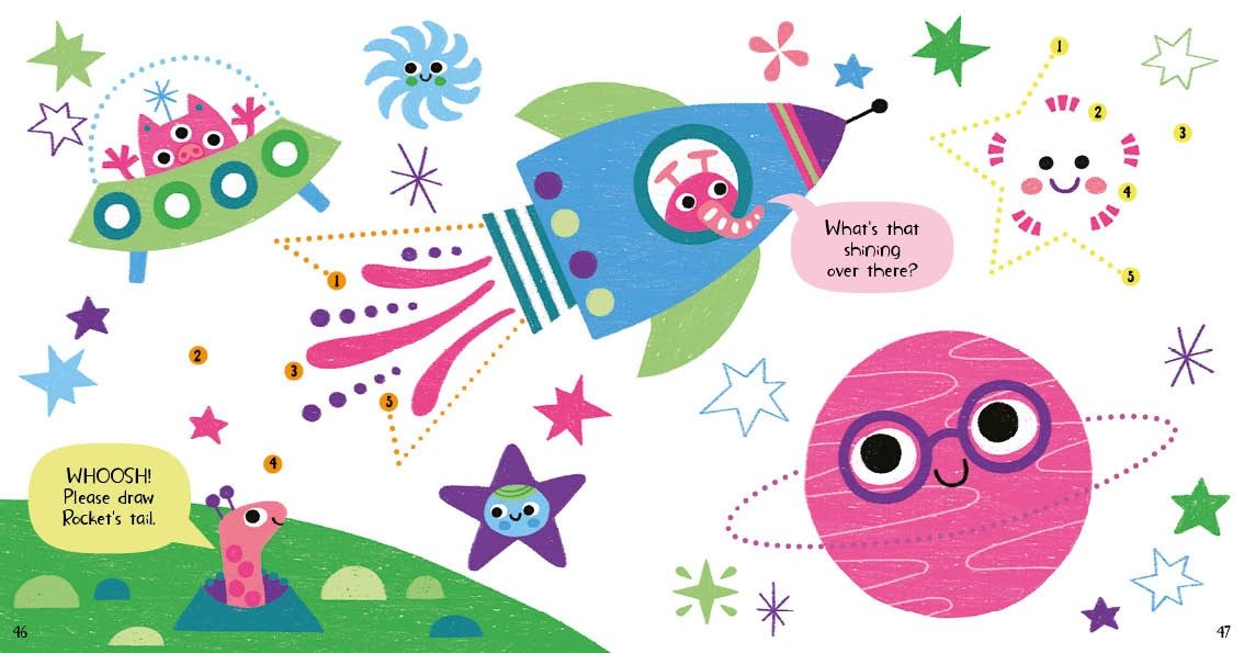 Little Children's Dot-to-Dot Book – Carte de activități pentru copii 2+ ani, Usborne