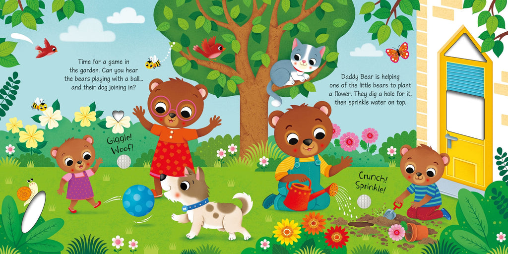 At Home Sound Book – Carte cu sunete pentru copii 12+ luni, Usborne