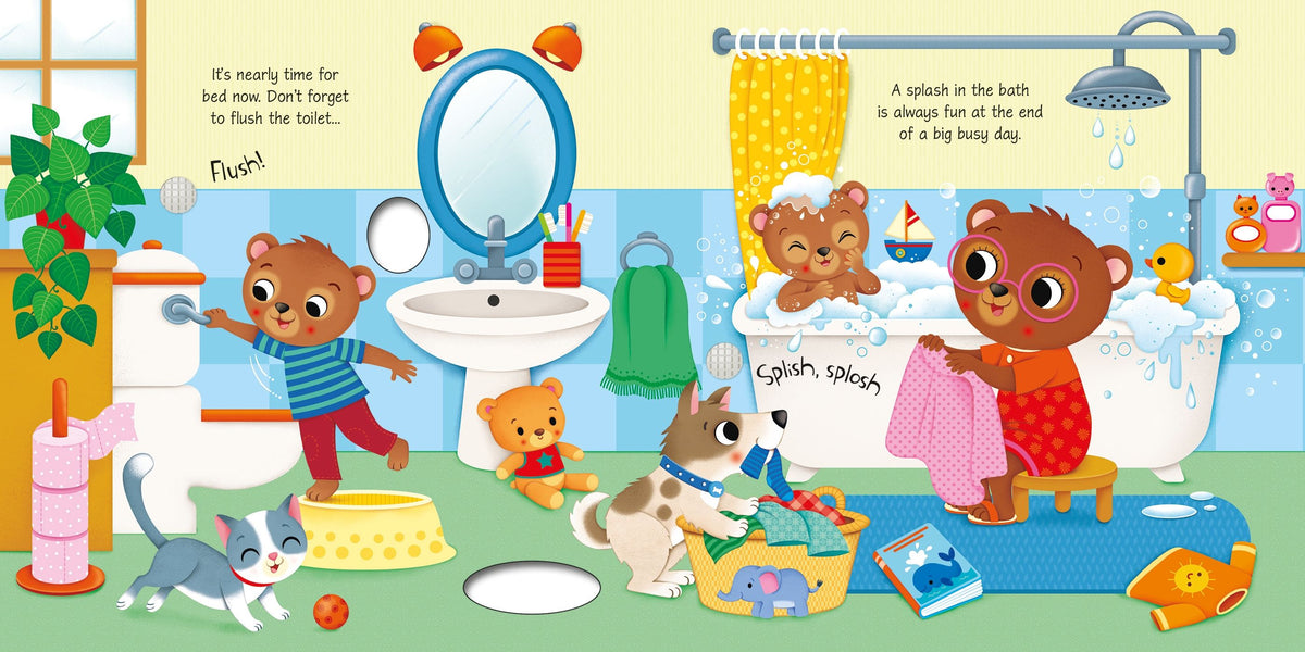 At Home Sound Book – Carte cu sunete pentru copii 12+ luni, Usborne