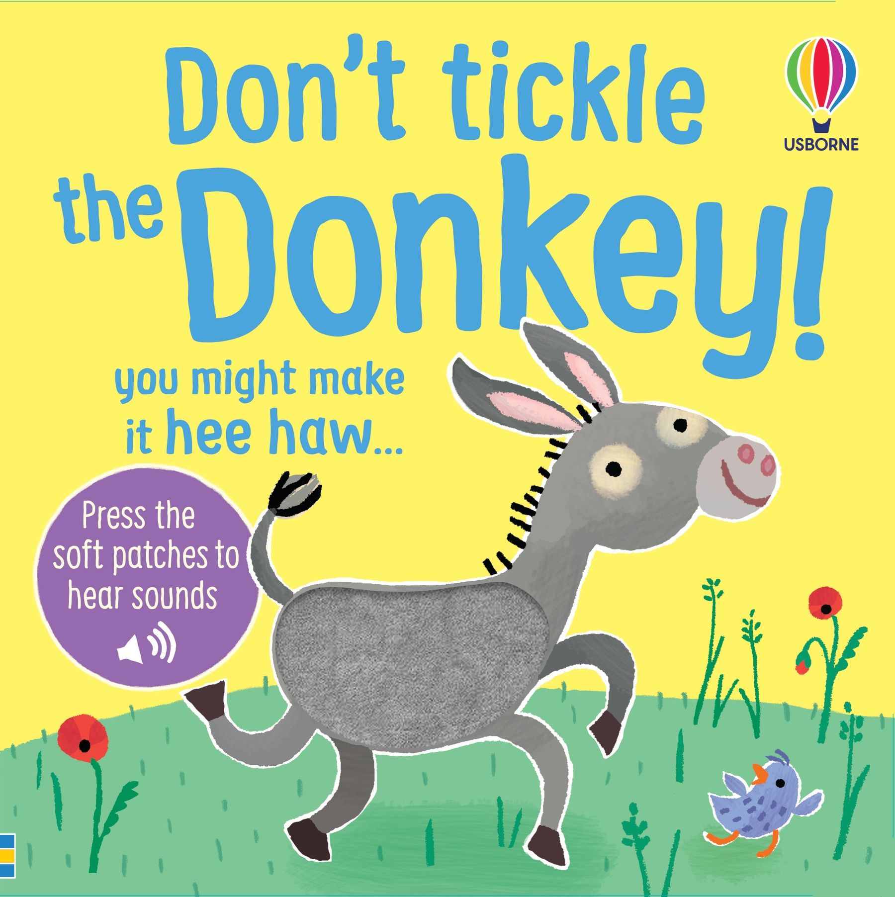 Don't Tickle the Donkey! – Carte cu sunete pentru copii 6+ luni, Usborne