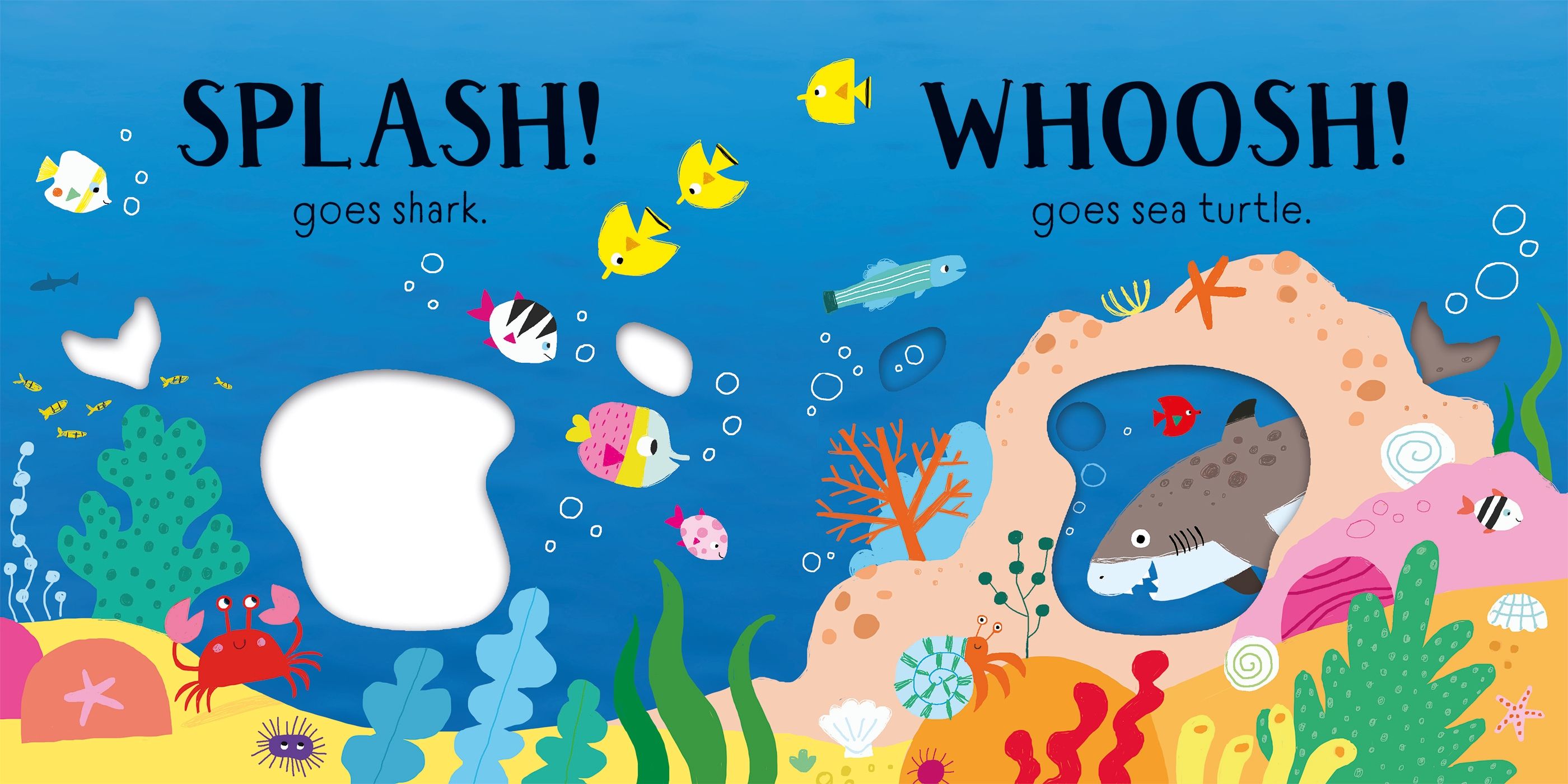 Slider Sound Books: Splash! – Carte cu sunete pentru copii 6+ luni, Usborne