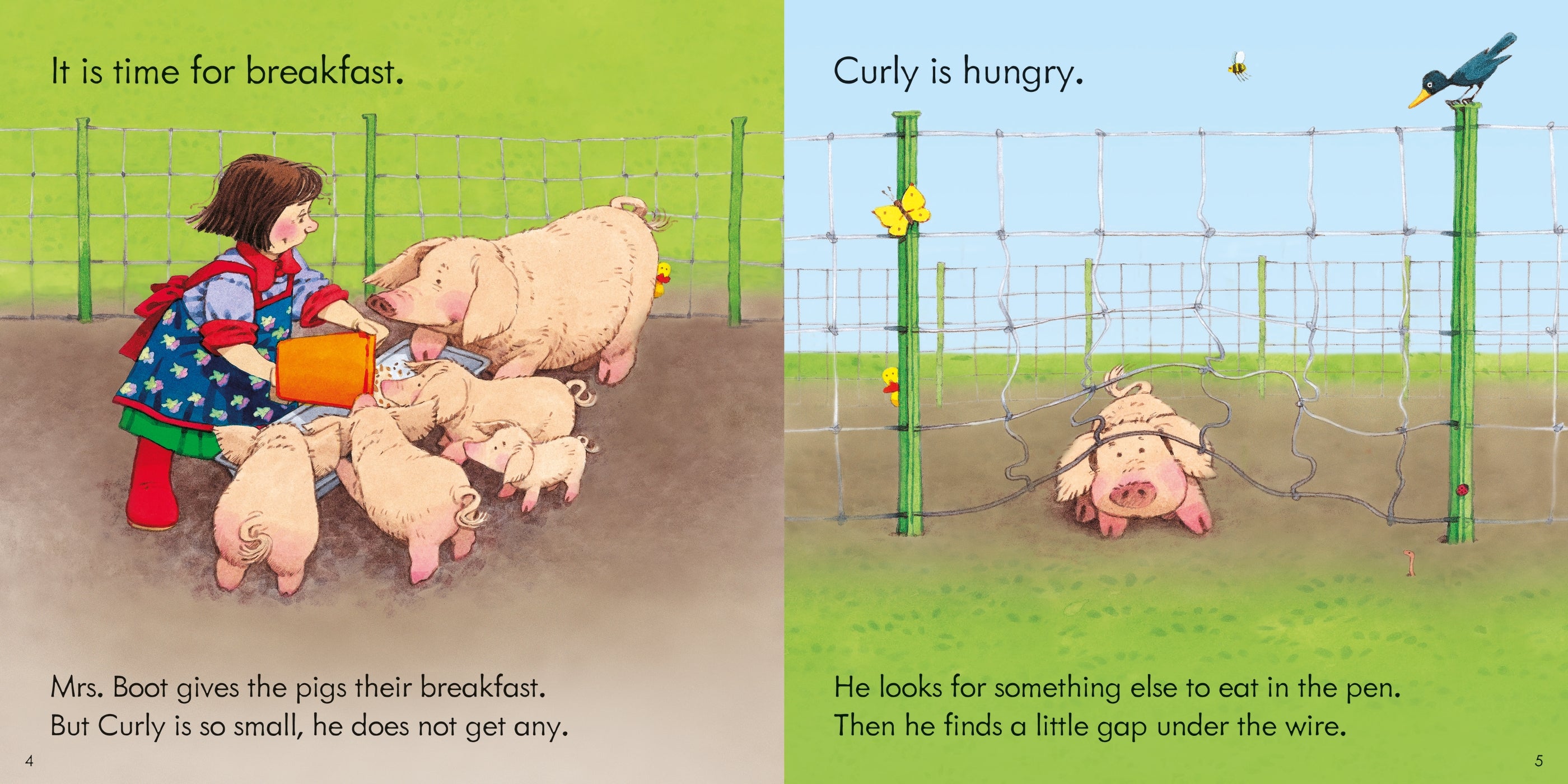 Detaliu din cartea „Complete Book of Farmyard Tales”, Usborne – imaginea 3