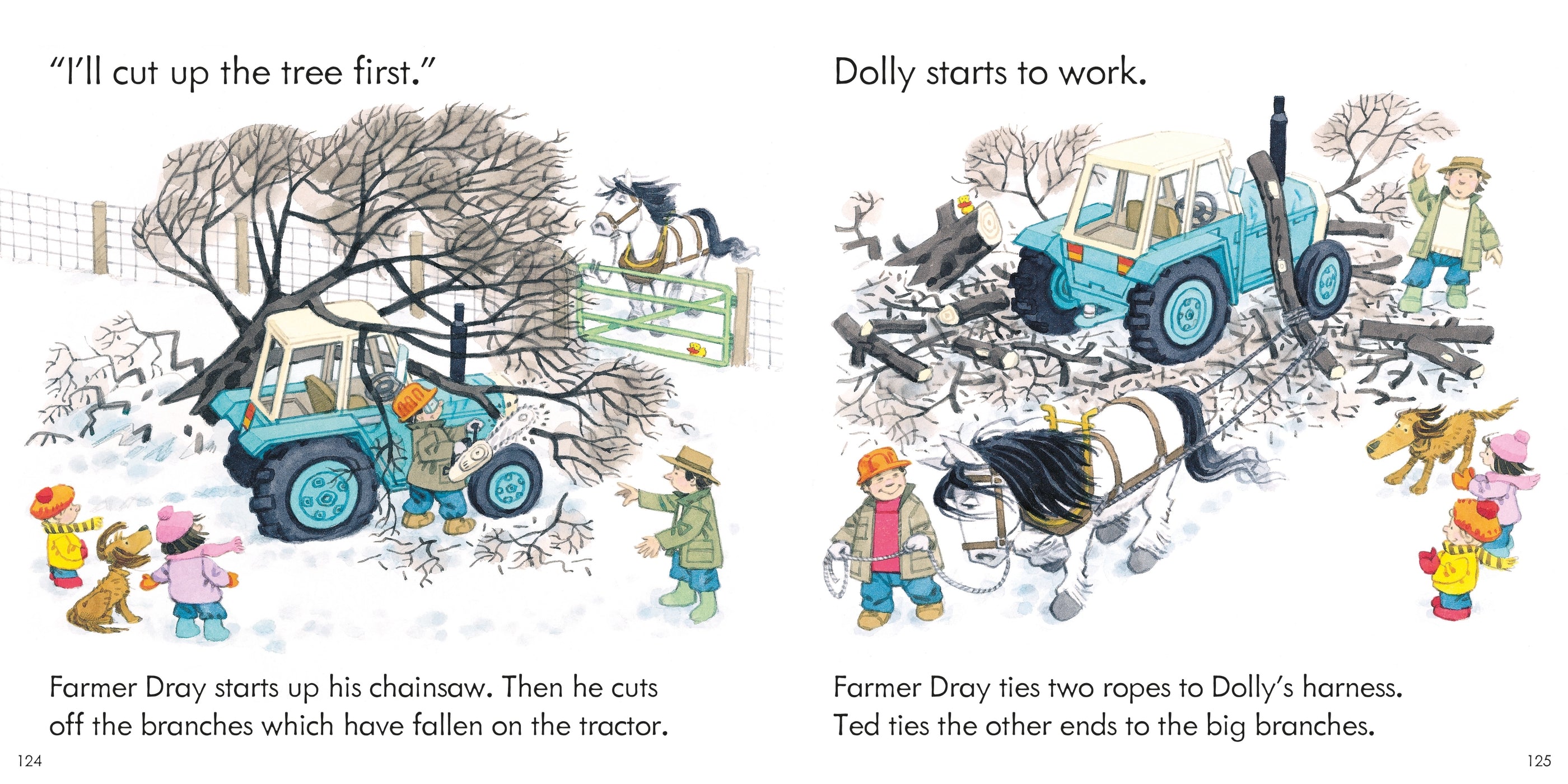 Detaliu din cartea „Complete Book of Farmyard Tales”, Usborne – imaginea 5