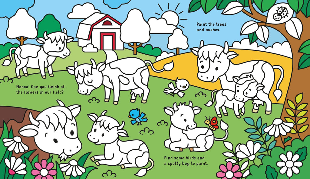 Magic Colour Farm – Carte de activități pentru copii 3+ ani, Usborne