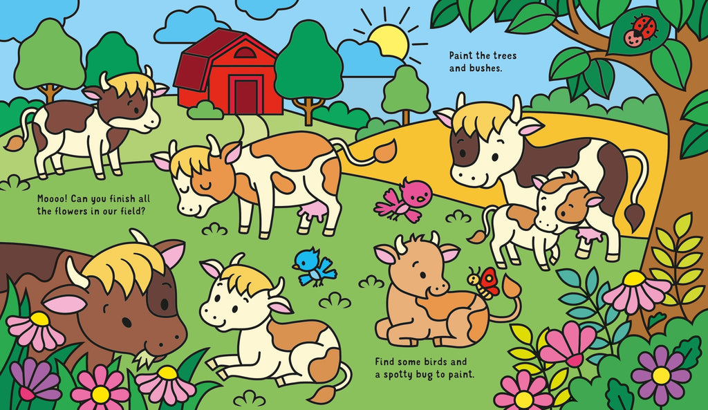 Magic Colour Farm – Carte de activități pentru copii 3+ ani, Usborne